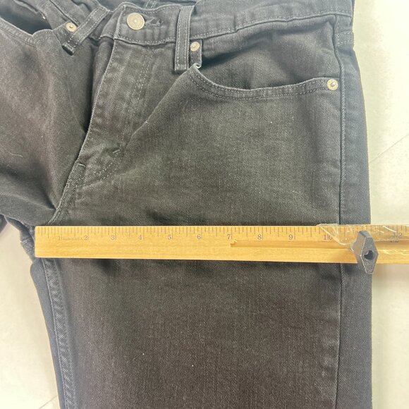 Levi's Jeans Men 33x29* 559 Relaxed Straight Black Faded Stretch Denim Tag 32x30 - Picture 13 of 16